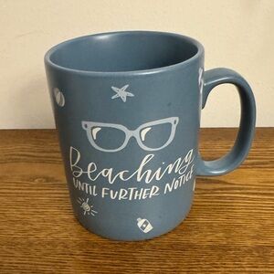 Primitives by Kathy Blue Beaching Mug - NWOT